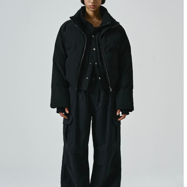 noirer 블랙 패딩 48