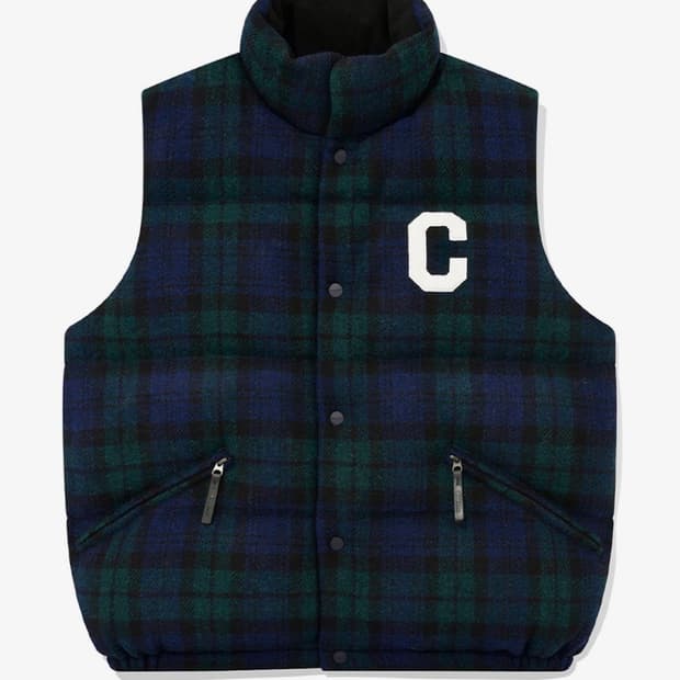 커버낫 RDS 해리스 트위드 다운 울 베스트 조끼 패딩 새상품 판매