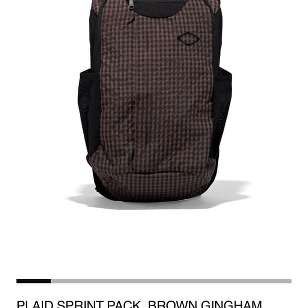미스치프 PLAID SPRINT PACK_BROWN GINGHAM CHE