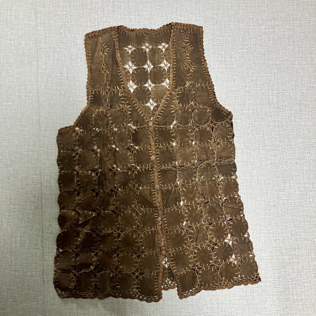 일본빈티지 핀터깔 오리엔탈펑크 아메카지 혁오풍 리프베스트조끼