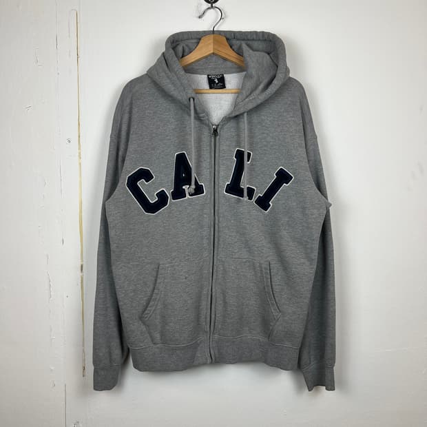 후아유 그레이 캘리포니아 후드집업 XL