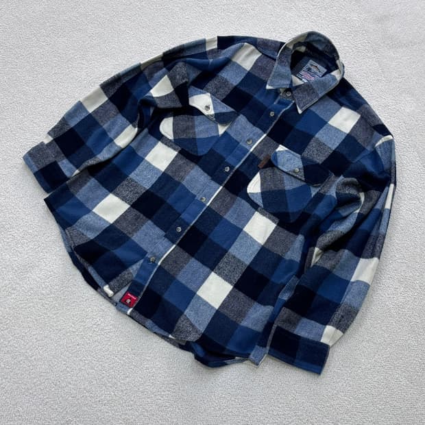 L 빅필드컬렉션 남성 체크 셔츠 0320E