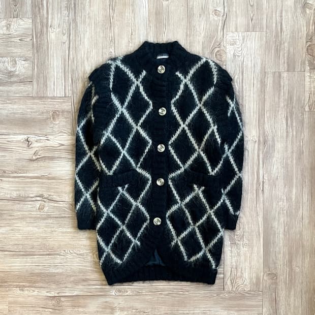 CASABIANCA 모헤어 버튼업 코트 