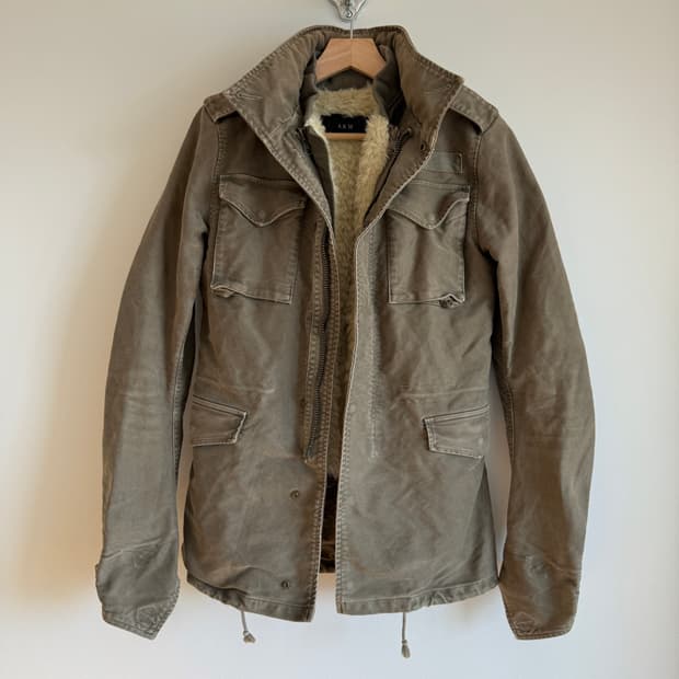 AKM M-65 모티브 필드 자켓 (내피 베스트 포함, TALON ZIP