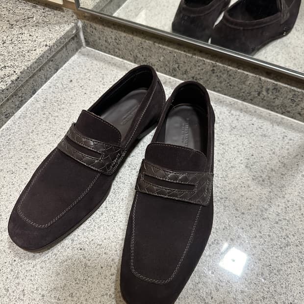 보테가 베네타 스웨이드 로퍼