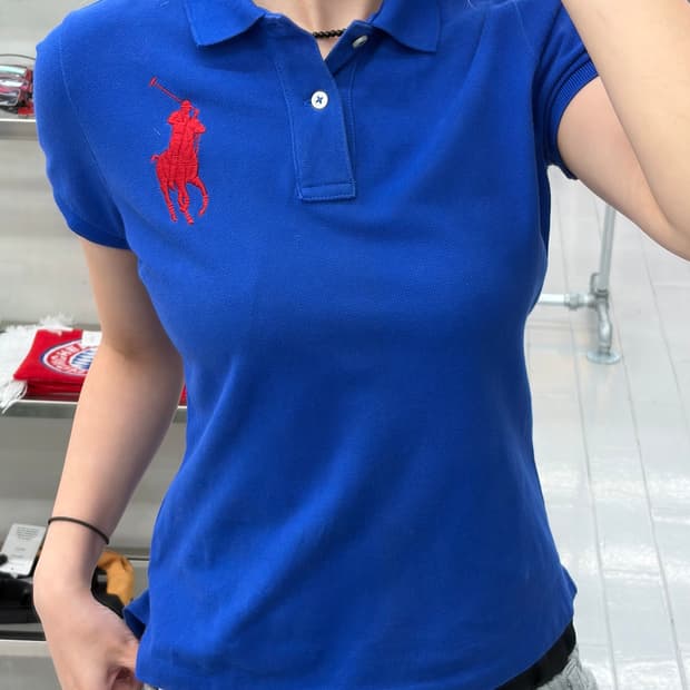 폴로 레드 빅포니 반팔 카라 티셔츠