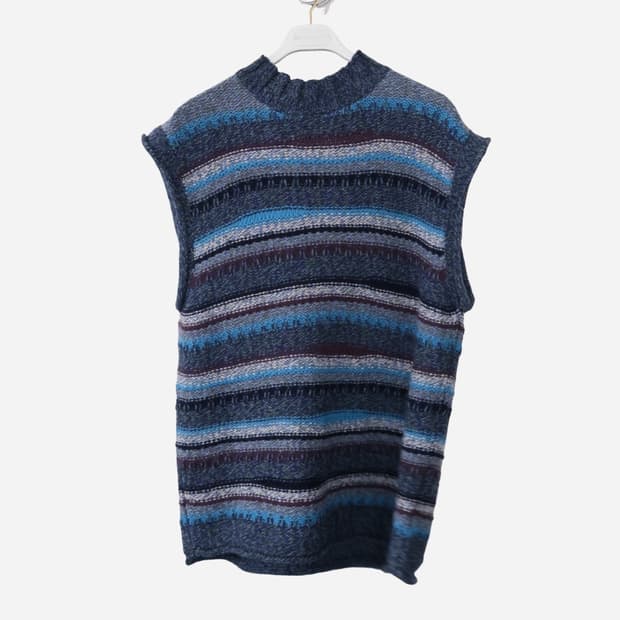 Alpha Vintage Stripe Knit Vest