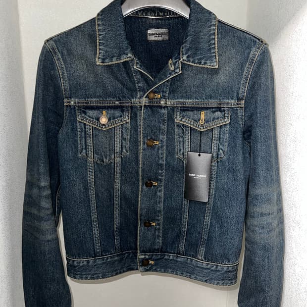 생로랑 퍼머넌트 데님 자켓 S
