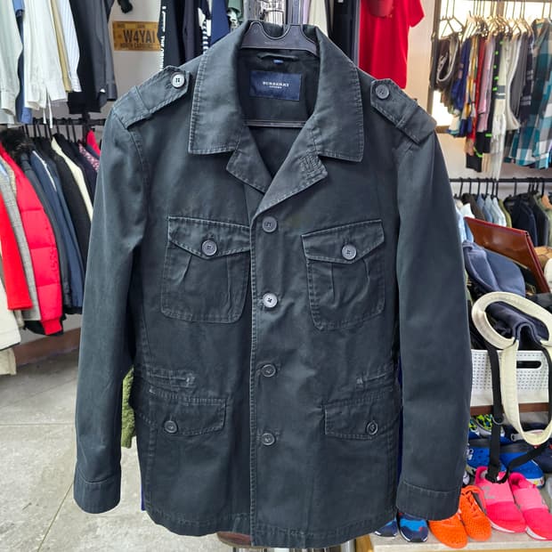 버버리 블랙 야상 자켓 (1350)