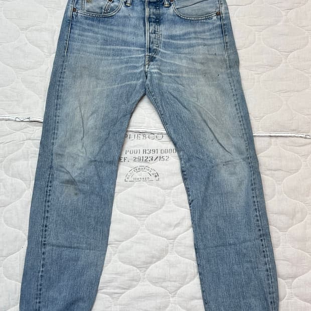 RRL 스트레이트 레그 핏 USA 메이드 셀비지 31/30