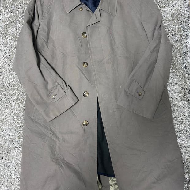 일본판 폴리 트랜치코트 사이즈 105-110