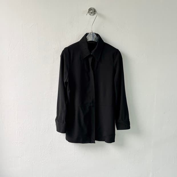 구찌 by 톰포드 98FW 블랙 울 셔츠 