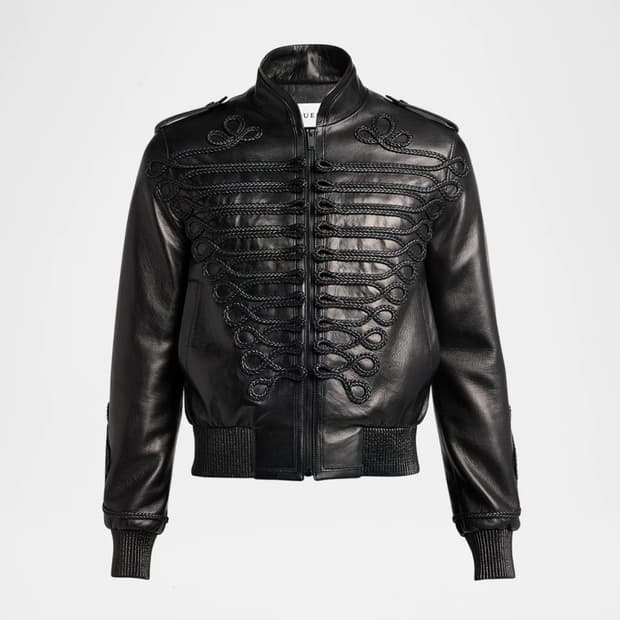 알렉산더맥퀸 25fw 나폴레옹 레더 자켓