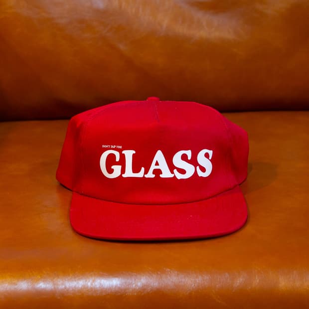 골프왕 Don't tap the Glass 머천 캡 레드