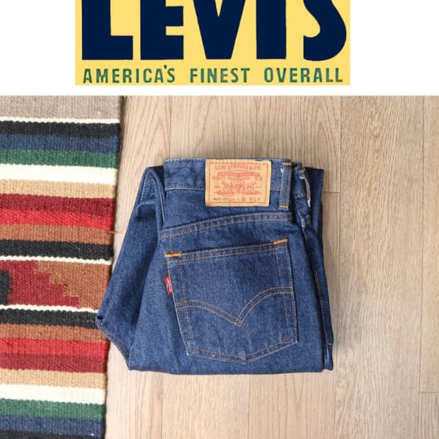 일본판 90S LEVIS W626-0217 빈티지 테이퍼드핏 데님  


