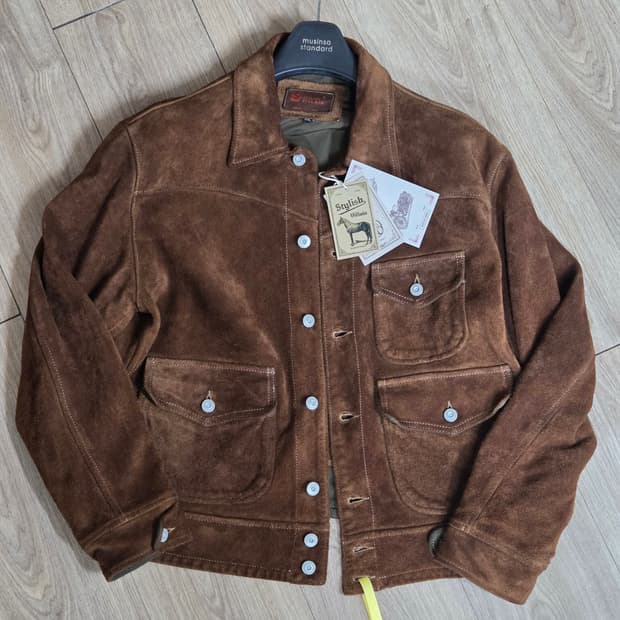 러프아웃 스타일 중국산 자켓