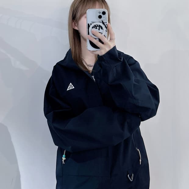 나이키 acg 블랙 바람막이