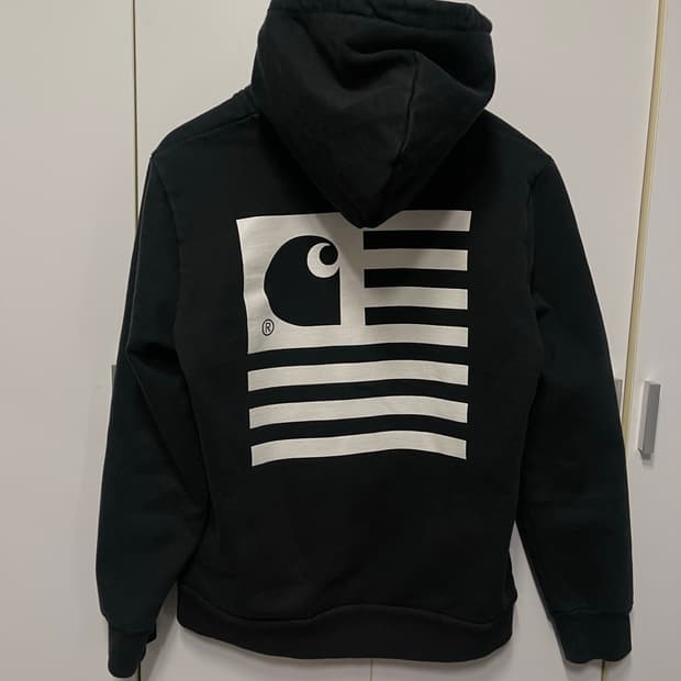 칼하트 WIP 스테이트 플래그 후드