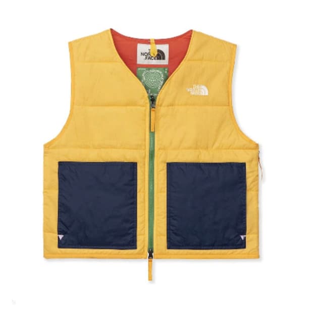 더 노스페이스 x 브레인 데드 68 시에라 베스트 옐로우US S