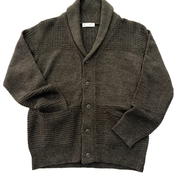 Piste 숄카라 니트 가디건