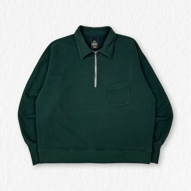 프리즘웍스 반집업 카라 맨투맨