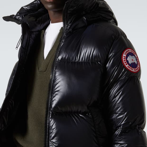 캐나다구스 크로프톤 푸퍼 패딩 블랙 XL