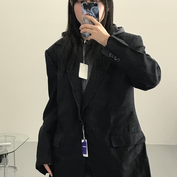  돌체앤가바나 이탈리아 메이드 스트라이프 블레이저