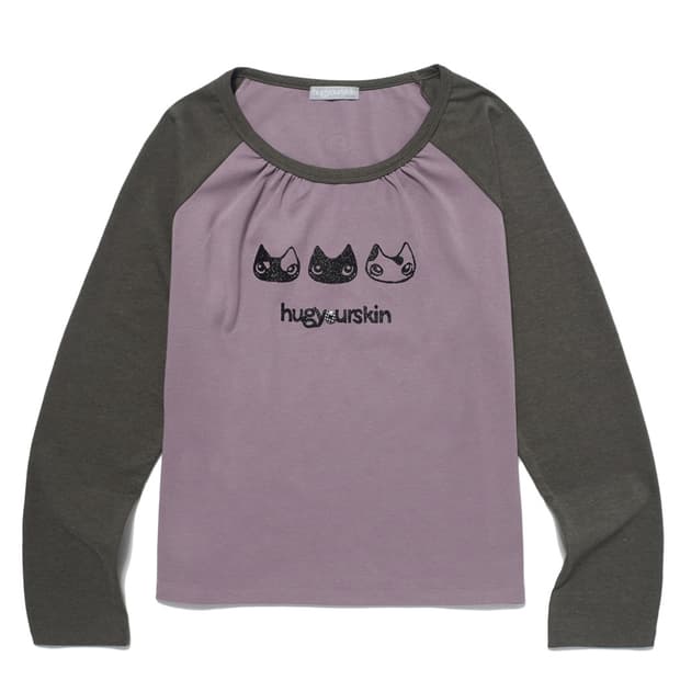 허그유어스킨 허깅 레글런 티 브라운