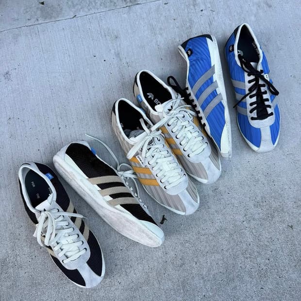 송포더 뮤트 아디다스 도쿄  베이지 235 245