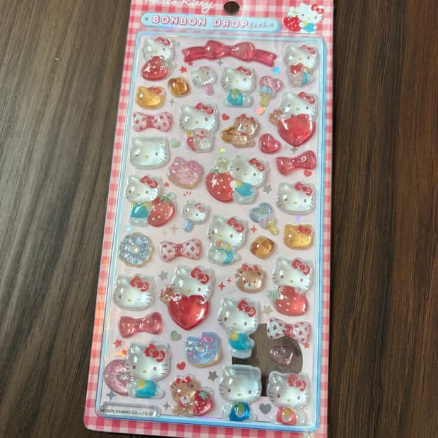 헬로키티 봉봉드롭 스티커
