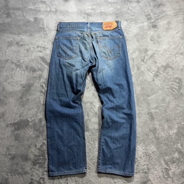 00s 리바이스 501 워싱 데님팬츠