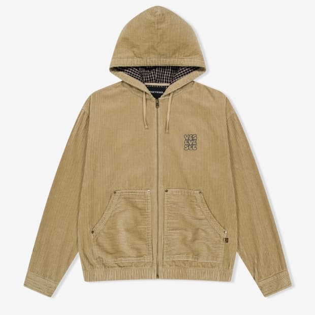 예스아이씨 코듀로이 후드 집업