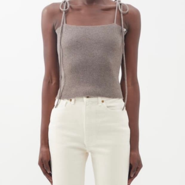 익스트림캐시미어 캐미솔 슬리브리스