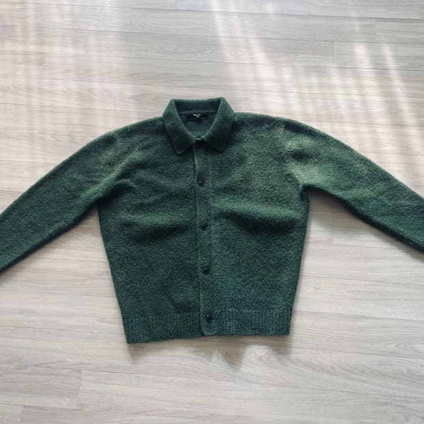 트릴리온 가디건 그린