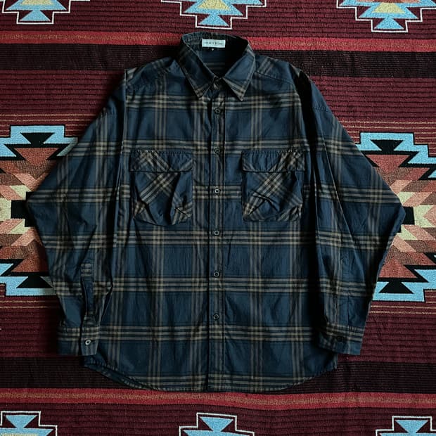 프릭스스토어 포켓 체크 셔츠 FREAK'S STORE