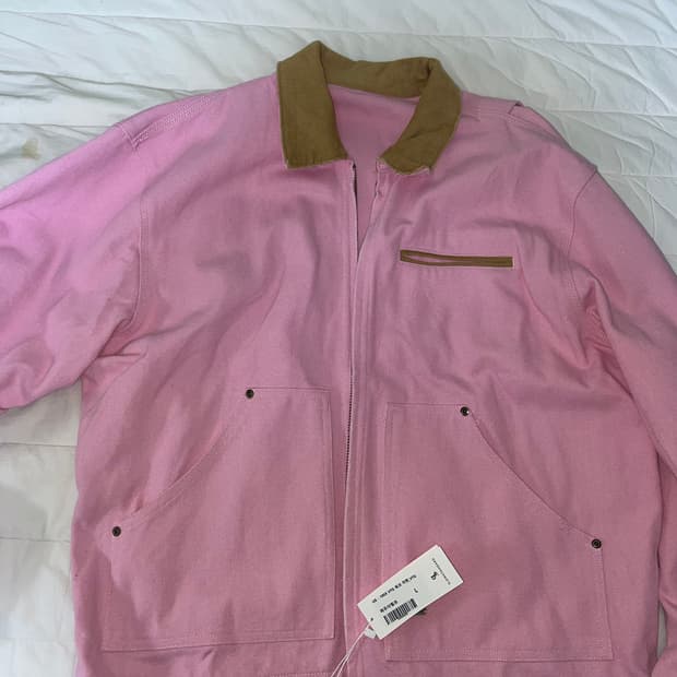 라퍼지 포 우먼 남녀공용 1955 워크 자켓 L 파우더핑크