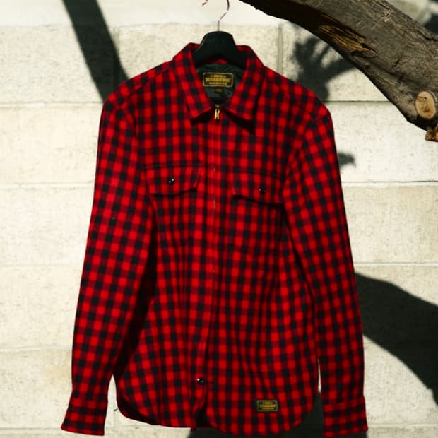 NEIGHBORHOOD 16AW 버팔로 ZIP 셔츠