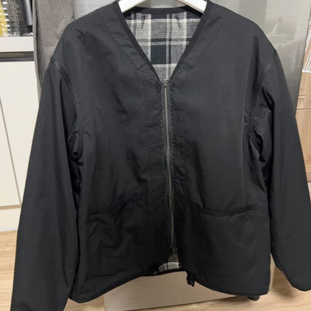 이얼즈어고 리버시블 라이너 블랙/체크 L