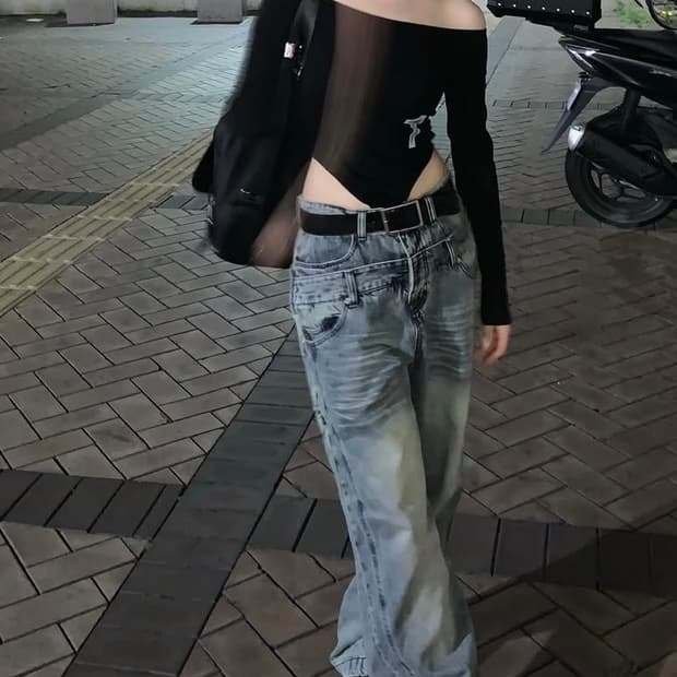 아이돈워너셀 레이어 커브 데님