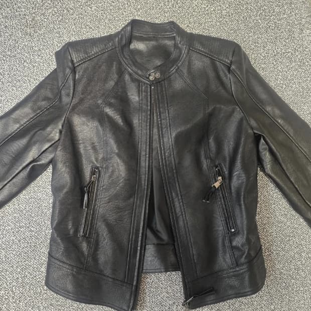 블랙  라이더 자켓