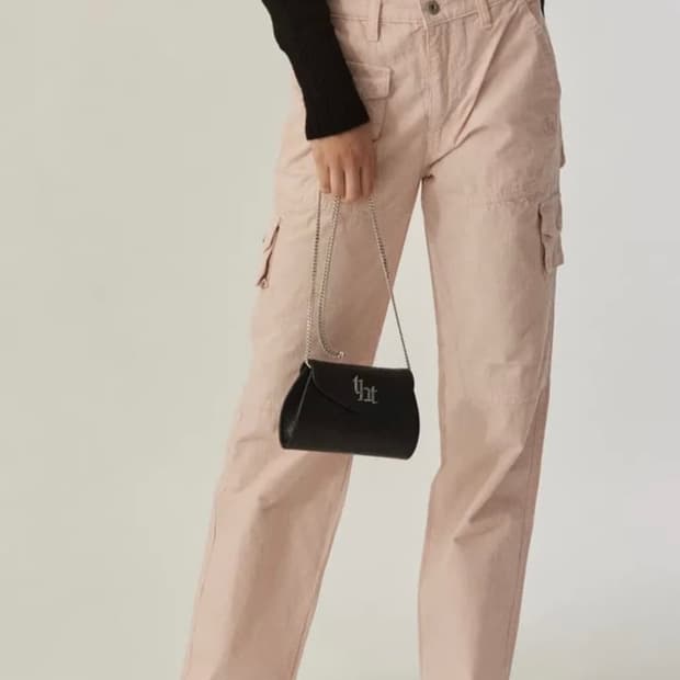 (핑크,아이보리)쓰리타임즈 미니포켓 코튜로이 팬츠