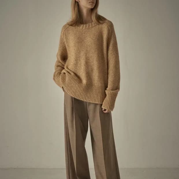 파사드패턴 타임리스 울 팬츠_vintage check