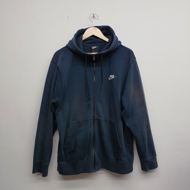 나이키 네이비 후드 집업 XL