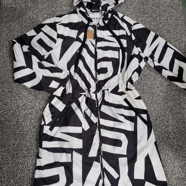 DKNY 롱 윈드브레이커