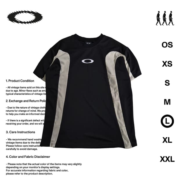 오클리 소프트웨어 패널 반팔 티셔츠 L사이즈