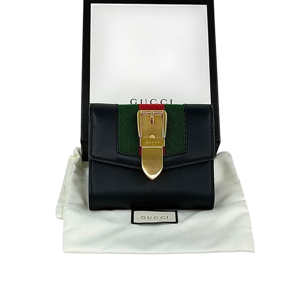 구찌 실비 레더 반지갑