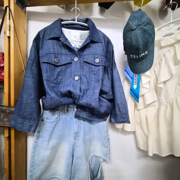 IRO  벌룬 데님 자켓