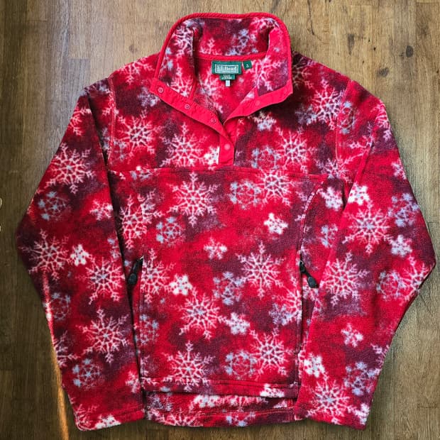 L.L.Bean 엘엘빈 woman M 후리스 스냅티 신칠라 