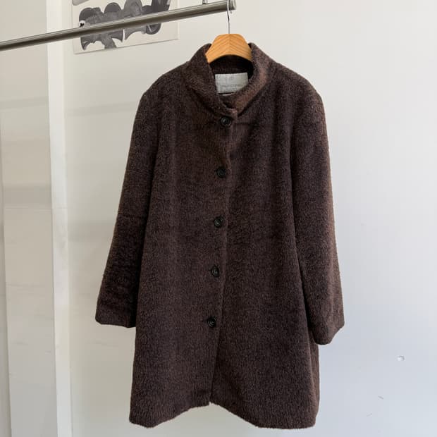 PARIENNE (Made in Japan) 울 모헤어 블렌드 코트 
