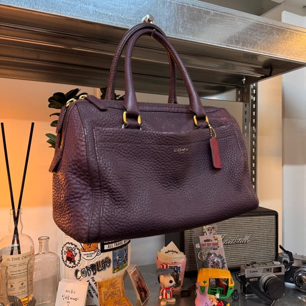 올드 코치 보스턴 탑 핸들 백 숄더백 토트백